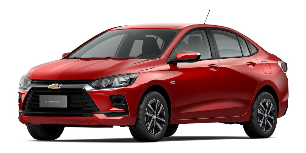 Chevrolet Onix Plus LT AT Turbo cor Vermelho Scarlet